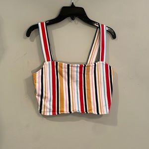 Striped Crop Top